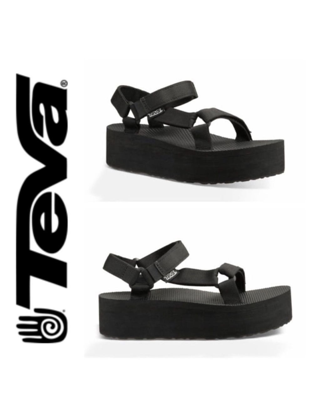 Teva Universal Platform Sandals Vegan Size US5